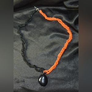 Halloween Inspired Beaded Necklace